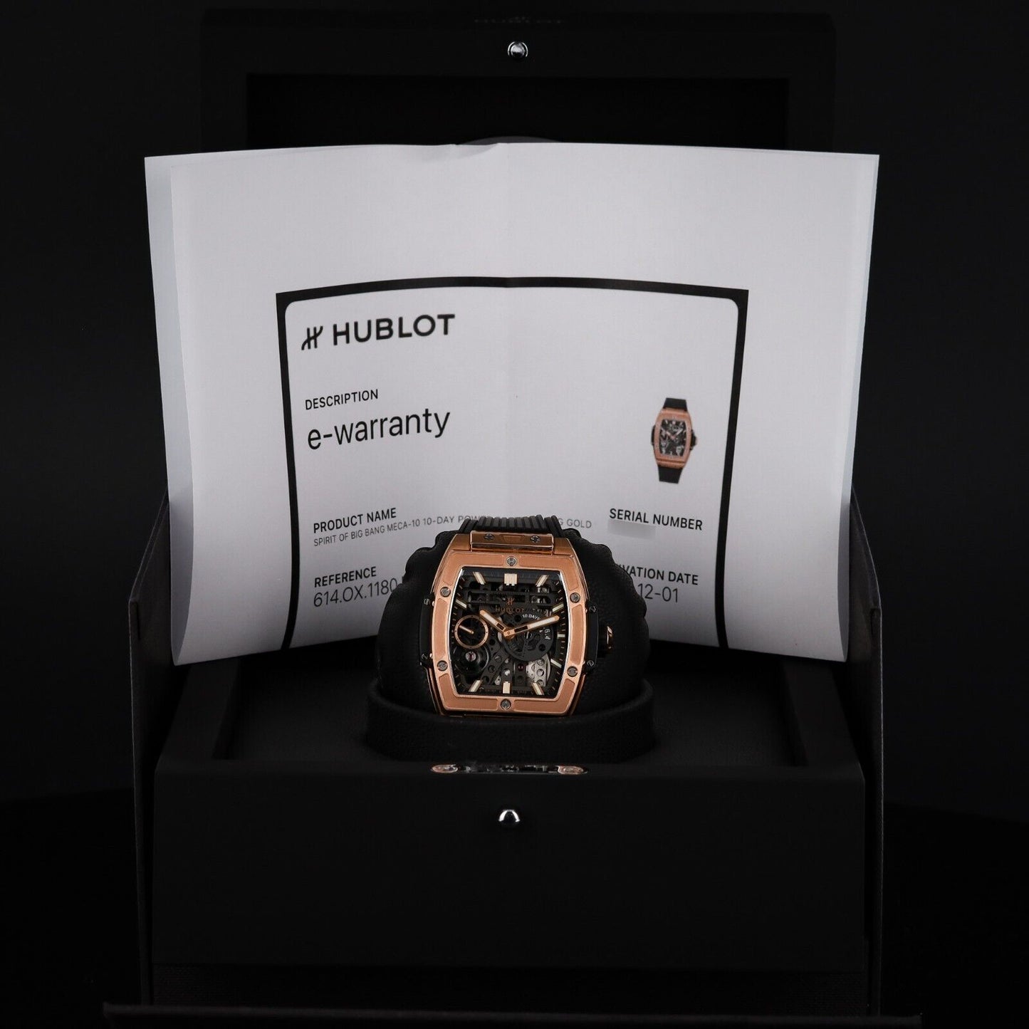 Hublot Spirit of Big Bang Men's Rose Gold Watch - 614.OX.1180.RX