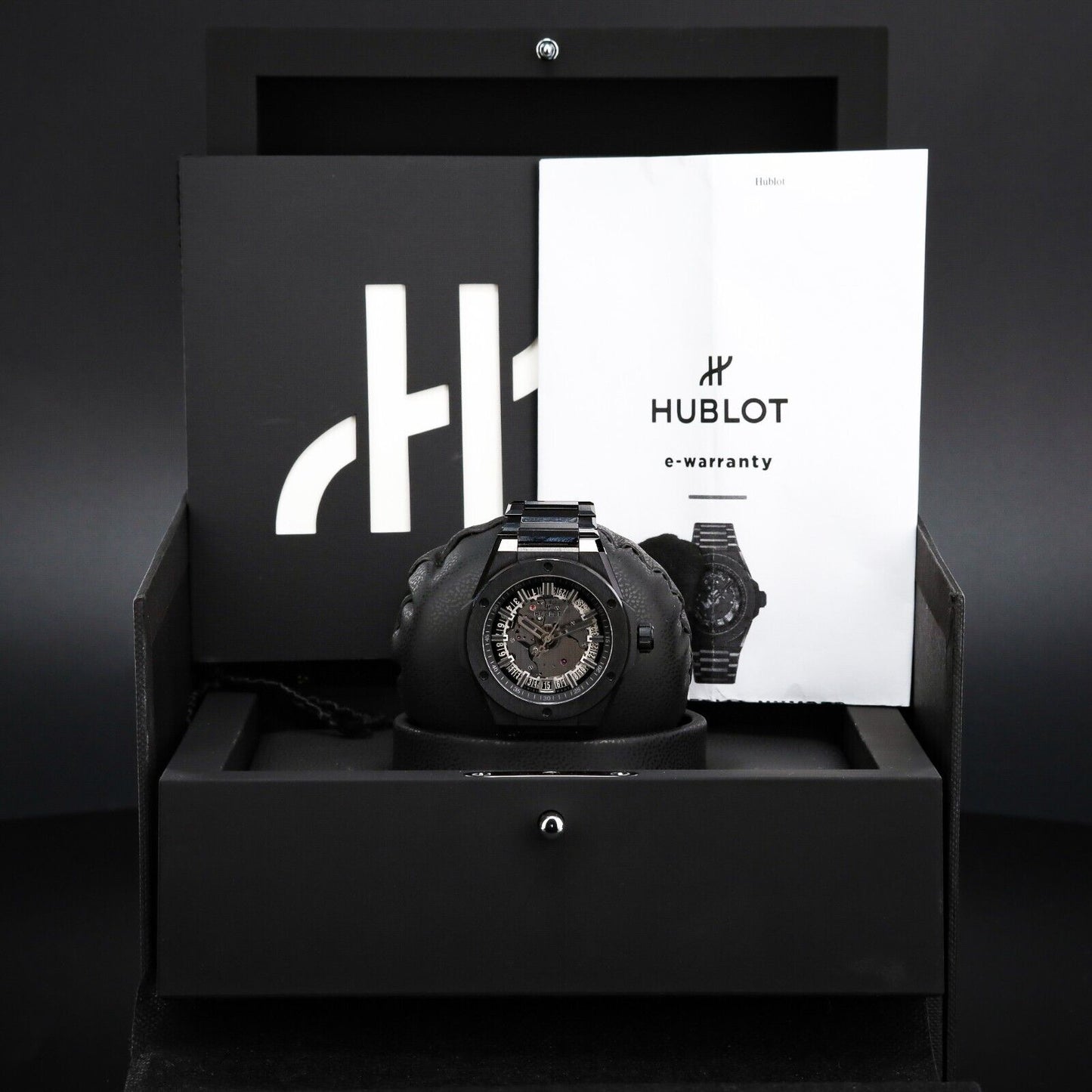 HUBLOT BIG BANG Integral Black Ceramic Skeletonized Dial -456.CX.0140.CX