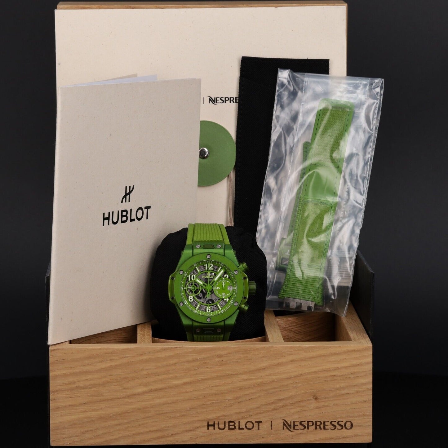 Hublot Big Bang Unico Nespresso Origin Green MINT -441.UG.5220.RX.NES23