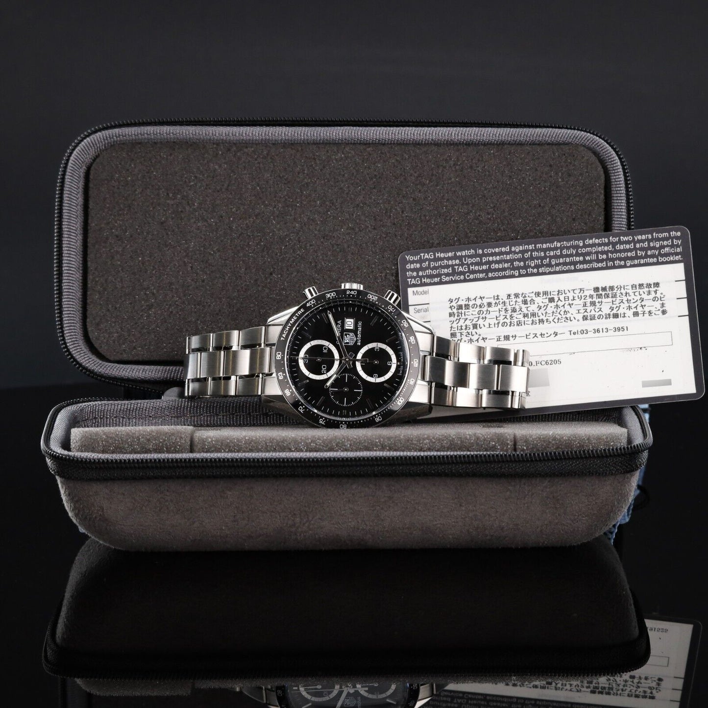 TAG Heuer Carrera Men's Black Watch - CV2010