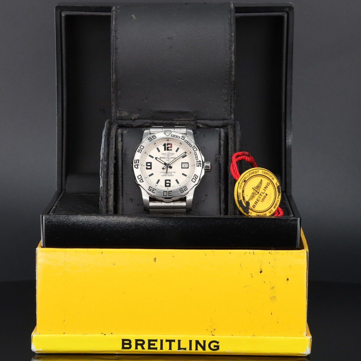 Breitling Colt 44 Date Silver Textured Dial 44mm-A74387