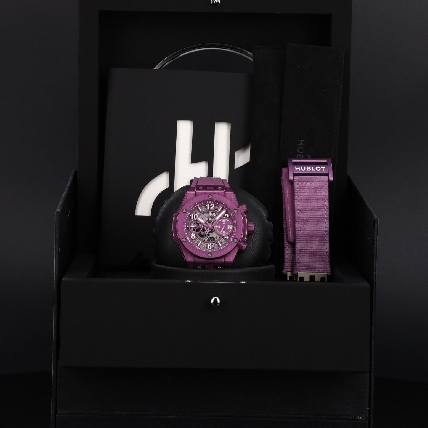 Hublot Big Bang Unico Summer Purple Aluminum MINT 441.UL.5820.NR