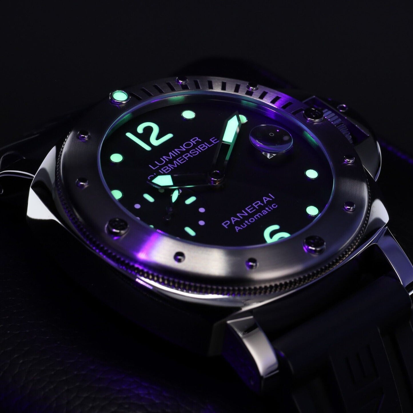 Panerai Luminor Submersible 44mm Men's Black Watch - PAM01024