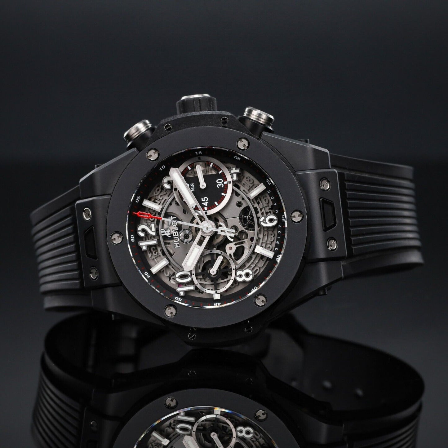 Hublot Big Bang Unico 42mm Ceramic Men's Matte Black Watch - 441.CI.1170.RX