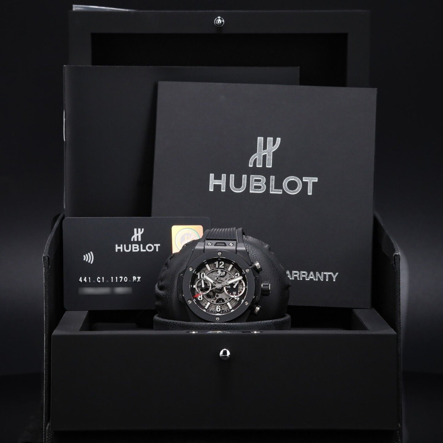 Hublot Big Bang Unico 42mm Ceramic Men's Matte Black Watch - 441.CI.1170.RX