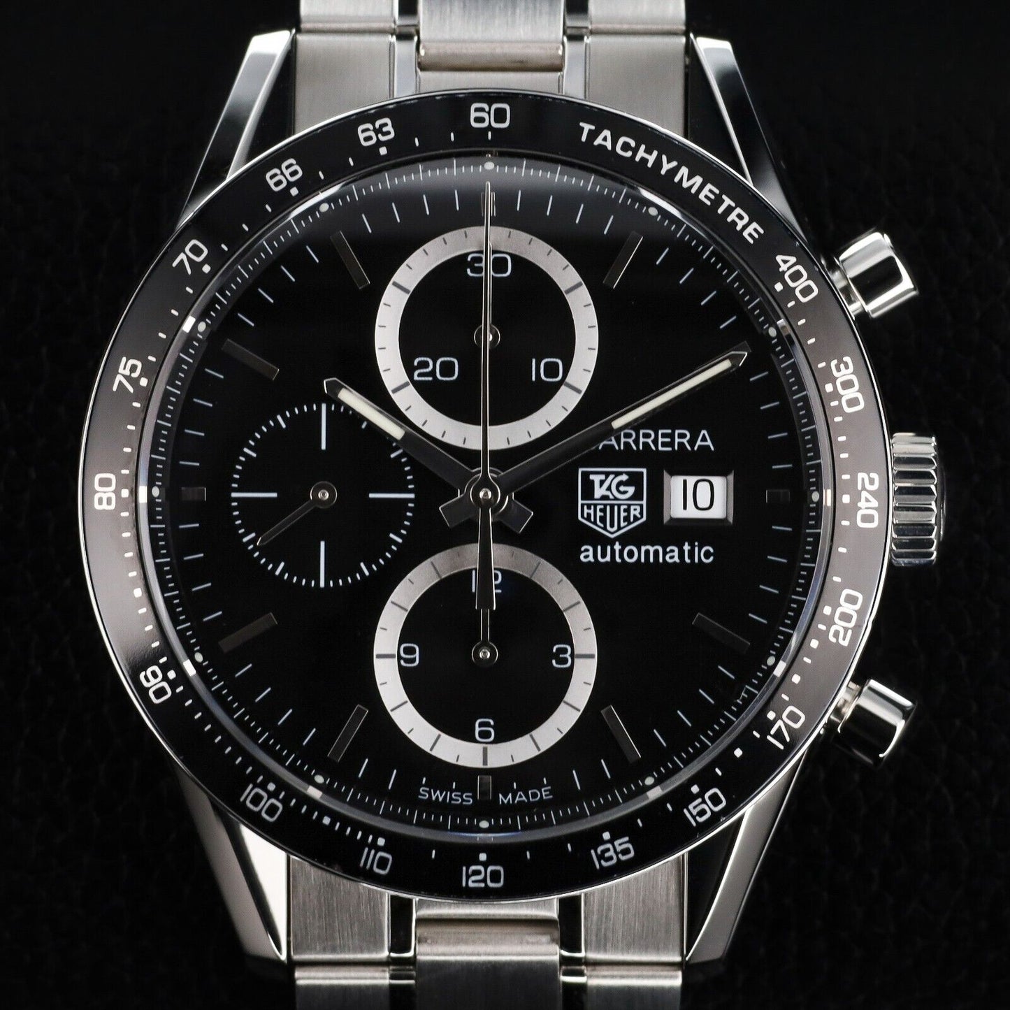 TAG Heuer Carrera Men's Black Watch - CV2010