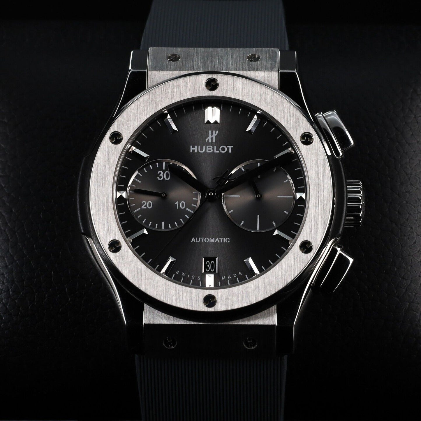 Hublot Classic Fusion 45 mm Men's Titanium Grey Dial-521.NX.7071.LR