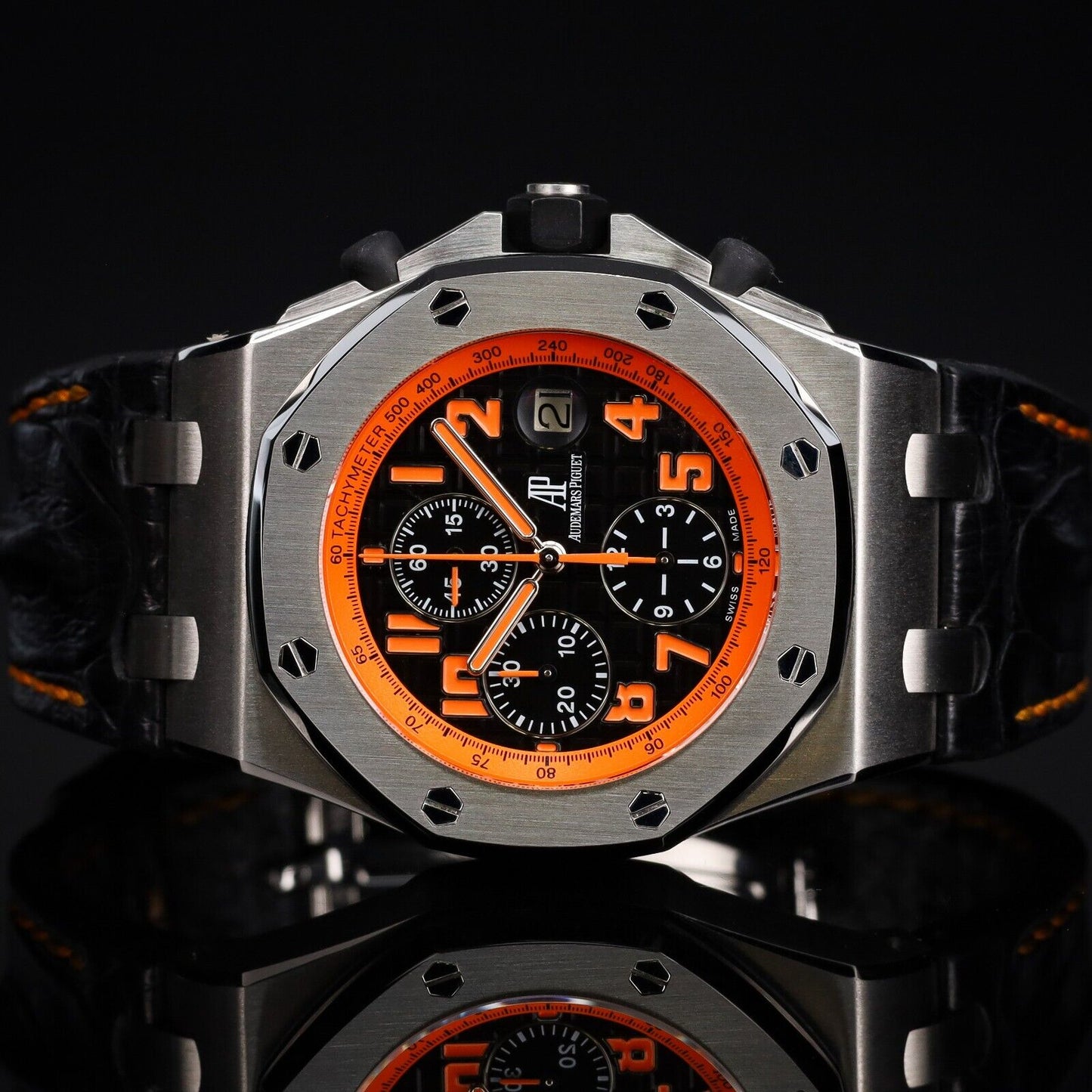 Audemars Piguet Royal Oak Offshore Black/Orange Men's Watch -26170ST.OO.D101CR.0