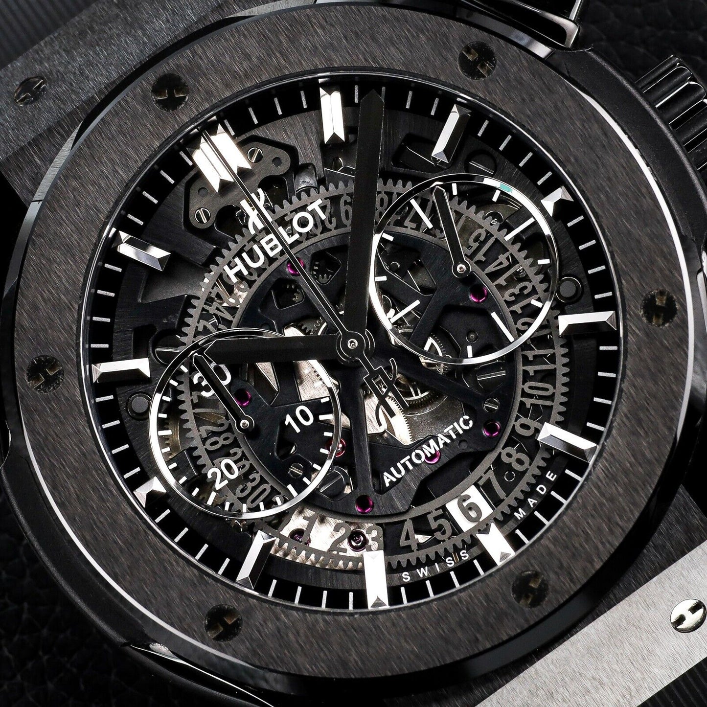 Hublot Classic Fusion Skeleton Dial  Men's Watch - 525.CM.0170.RX