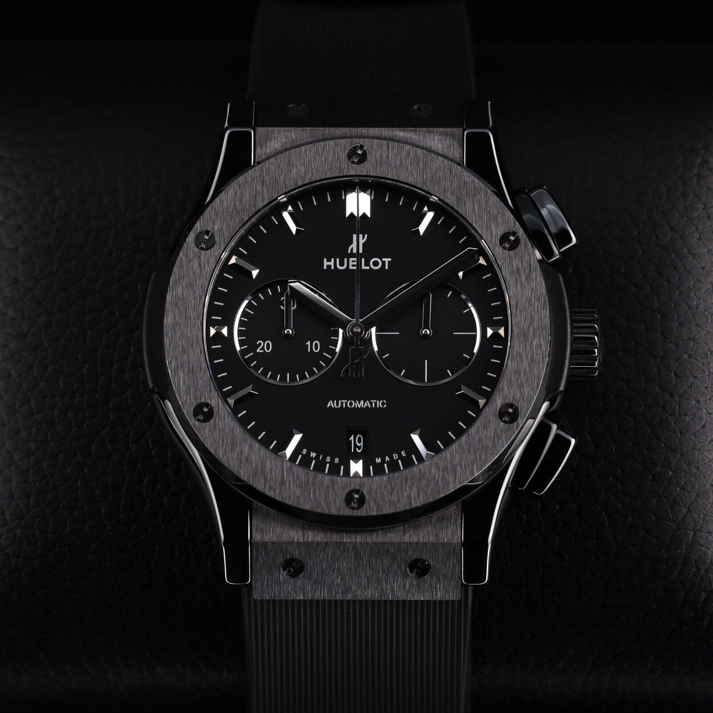 Hublot Classic Fusion Chronograph Automatic Black Dial Mens Watch-541.CM.1171.RX