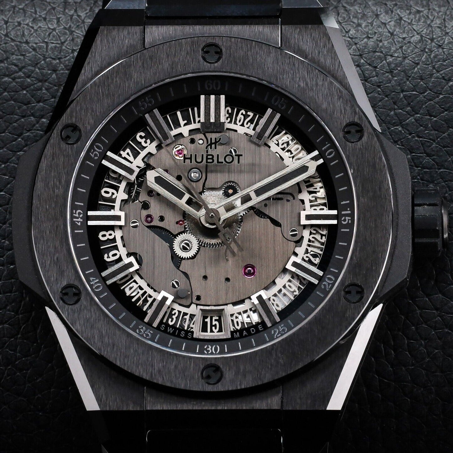 HUBLOT BIG BANG Integral Black Ceramic Skeletonized Dial  -456.CX.0140.CX