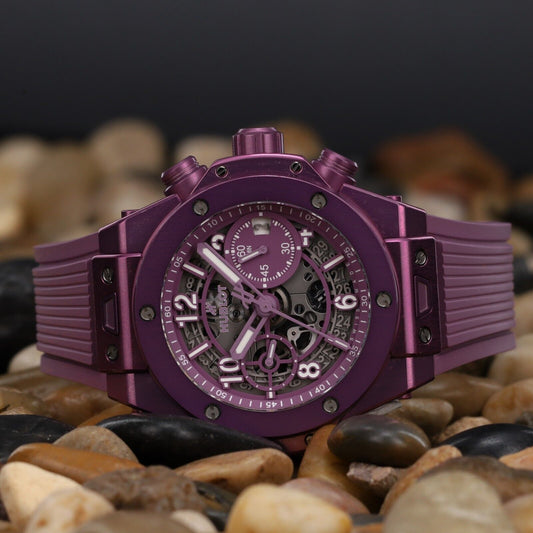 Hublot Big Bang Unico Summer Purple Aluminum MINT 441.UL.5820.NR