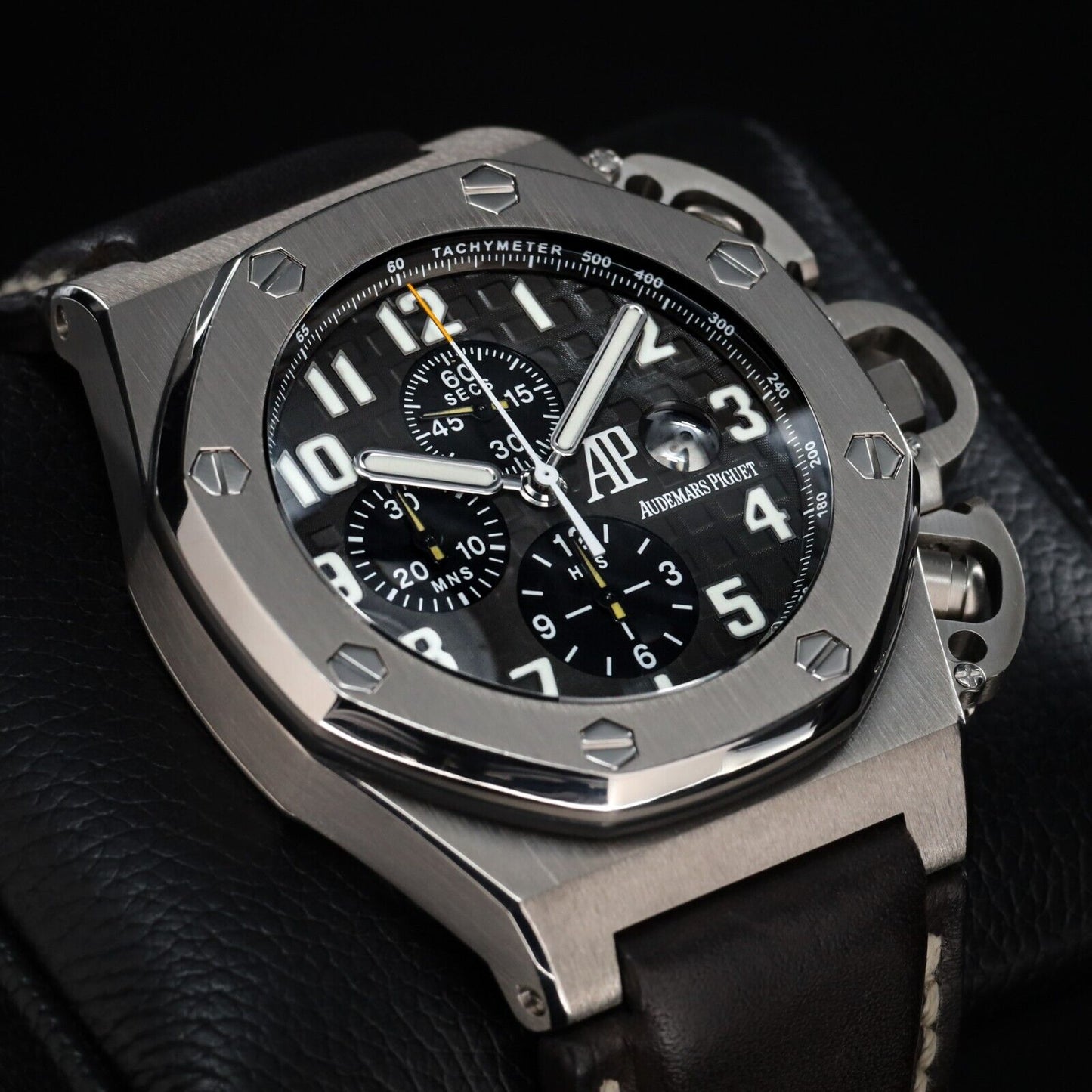 Audemars Piguet Royal Oak Offshore Men's Black Watch - 25863TI.OO.A001CU.01