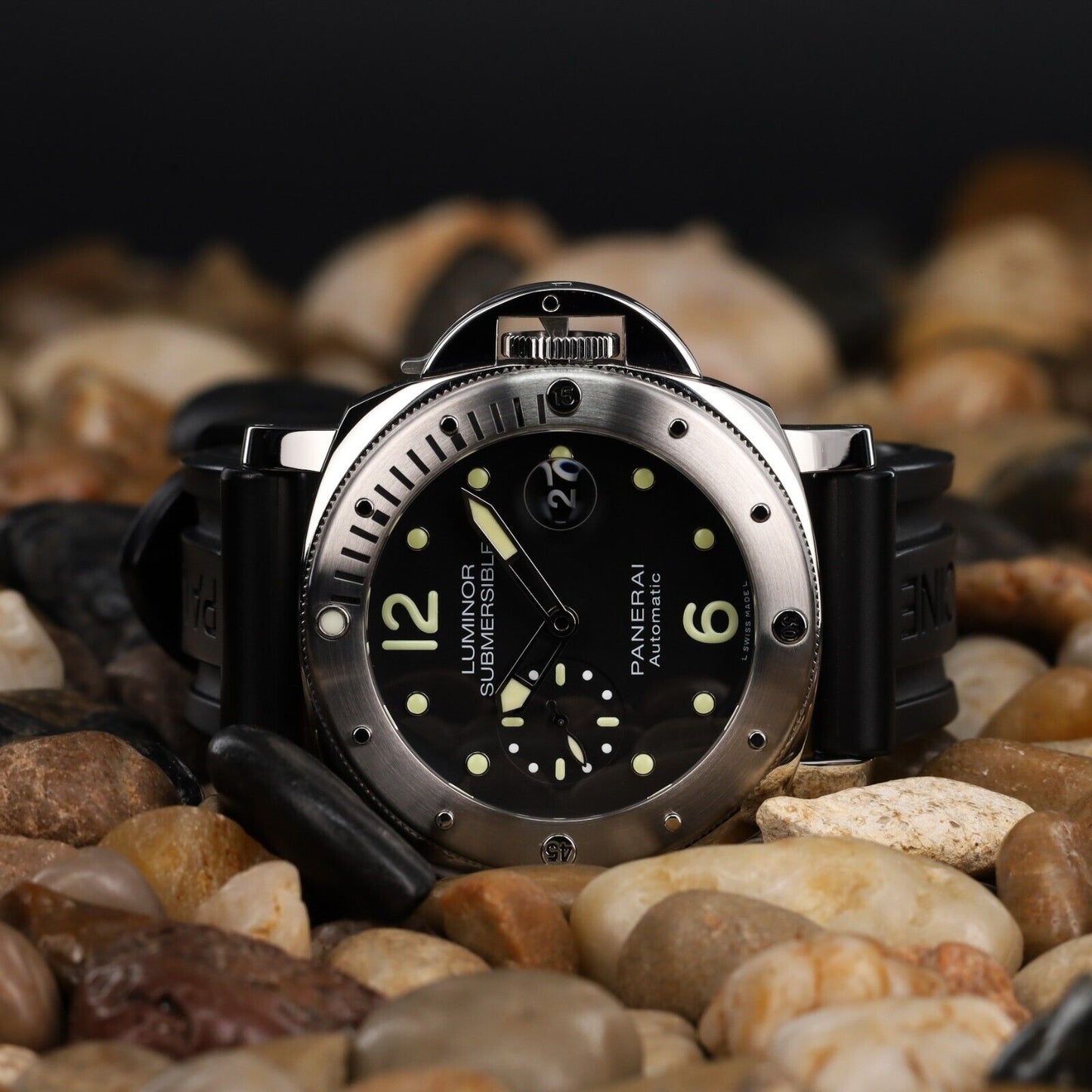 Panerai Luminor Submersible 44mm Men's Black Watch - PAM01024