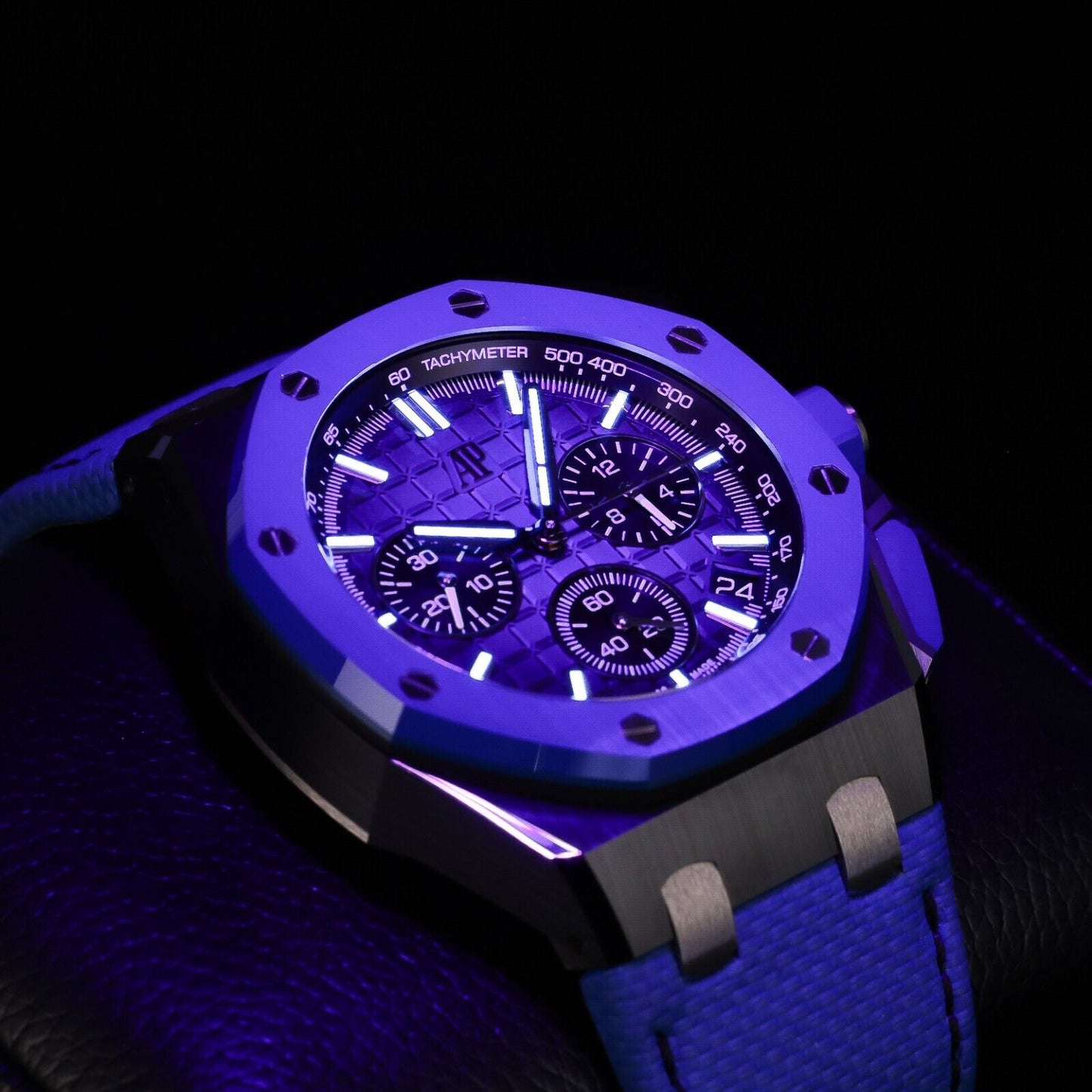 Audemars Piguet Royal Oak Offshore Blue Men's Watch - 26420CE.OO.A043VE.01