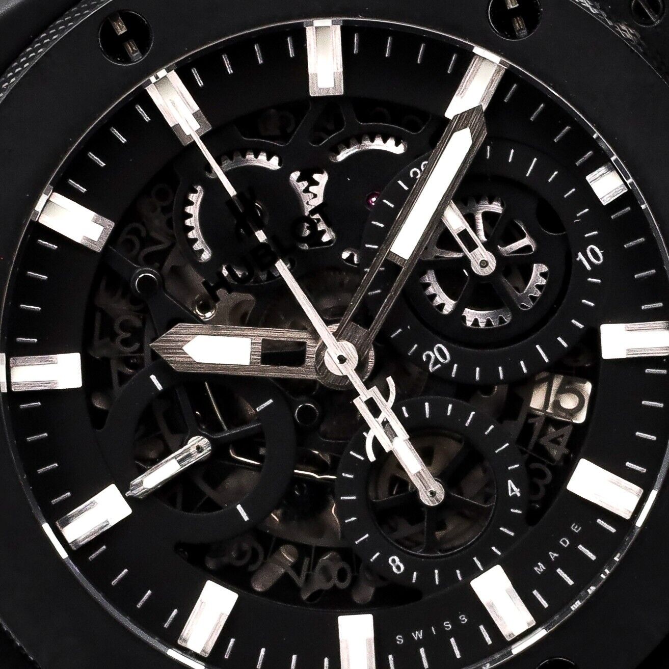 Hublot Big Bang Men's Black Watch Skeletonized Dial - 311.CI.1170.GR