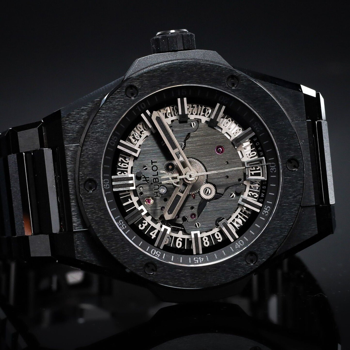 HUBLOT BIG BANG Integral Black Ceramic Skeletonized Dial  -456.CX.0140.CX