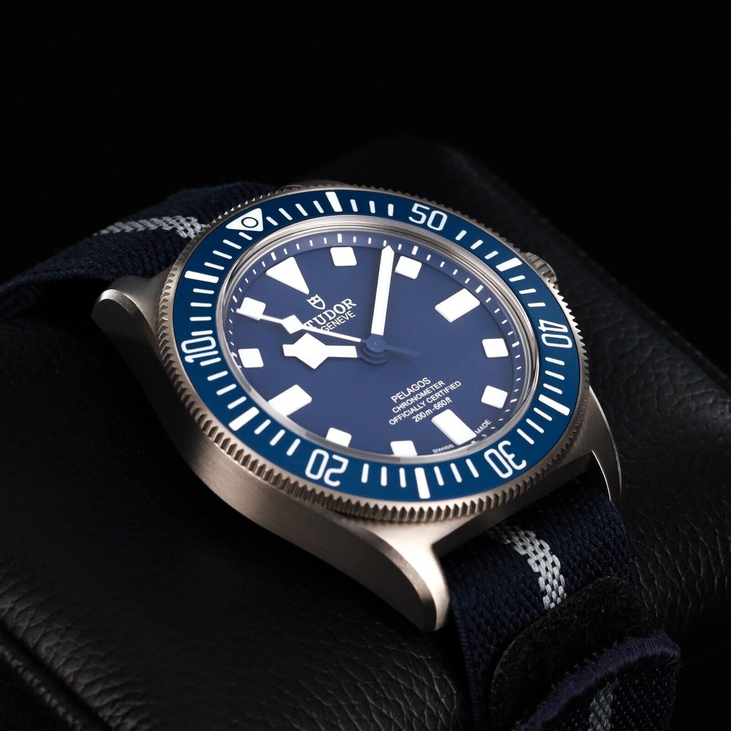 Tudor Pelagos FXD 42mm Titanium Blue Men's Watch-M25707B/23-0001