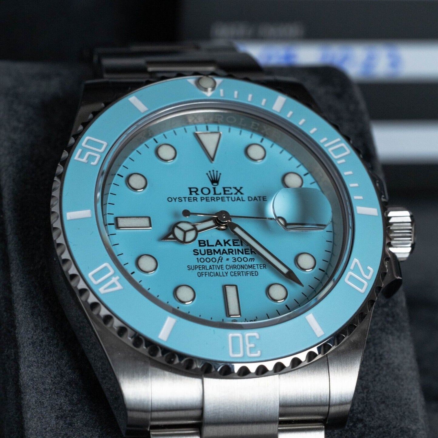 Blaken Rolex Submariner 116610LN with custom Bezel and Dial