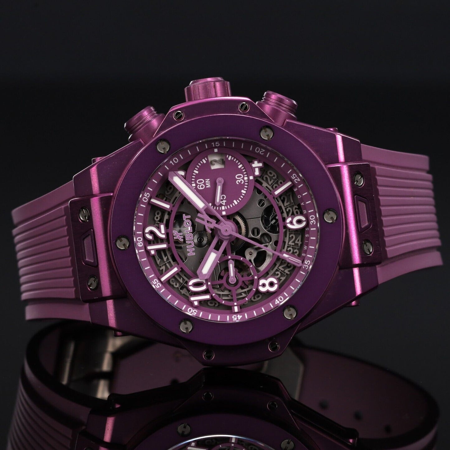 Hublot Big Bang Unico Summer Purple Aluminum MINT 441.UL.5820.NR