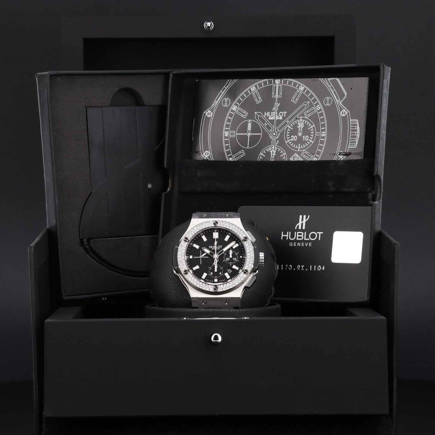 Hublot Big Bang 44mm Men's Black Watch - 301.SX.1170.RX.1104