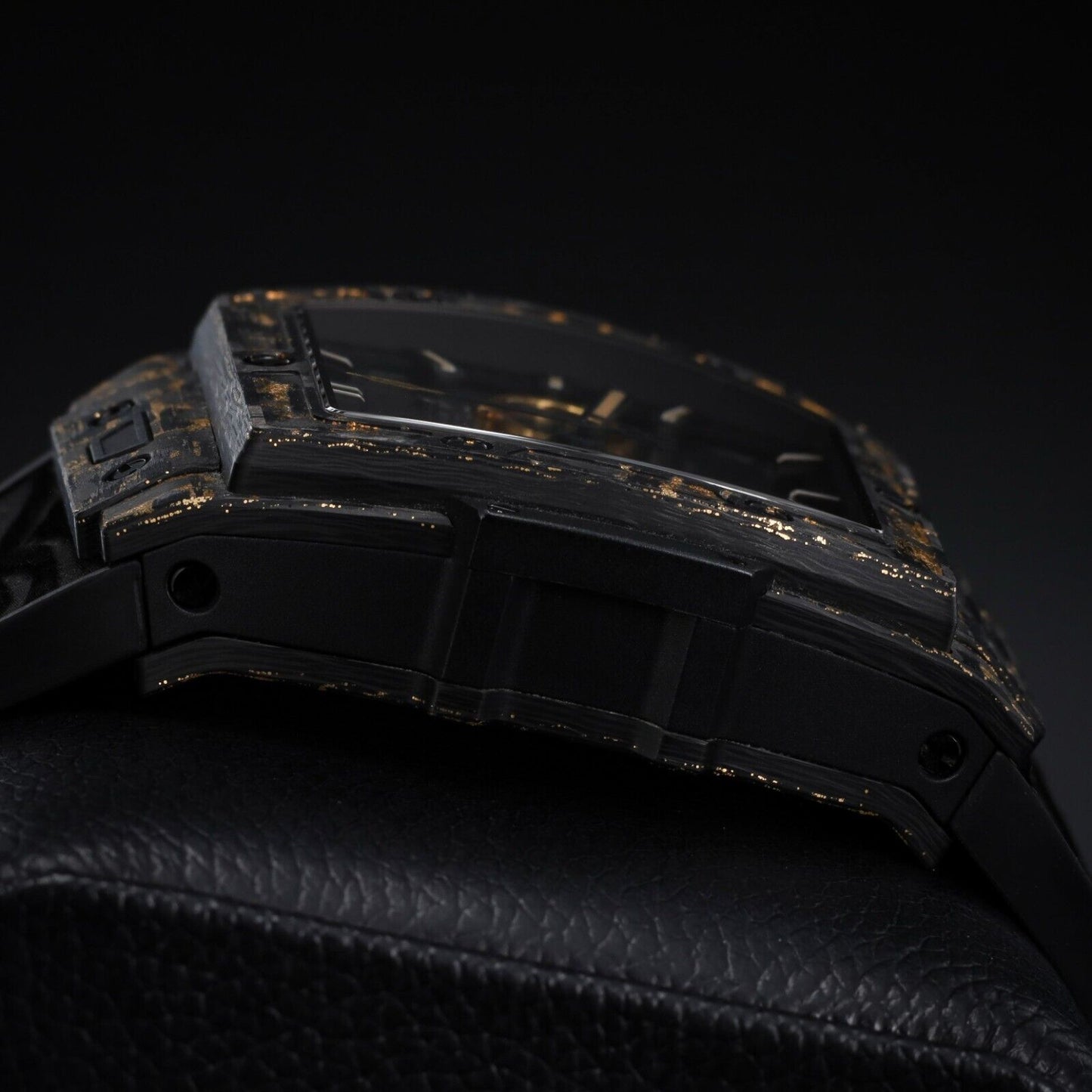 Hublot Spirit of Big Bang "Carbon Gold Tiger" Black Gold Skeleton -642.QX.0113.R