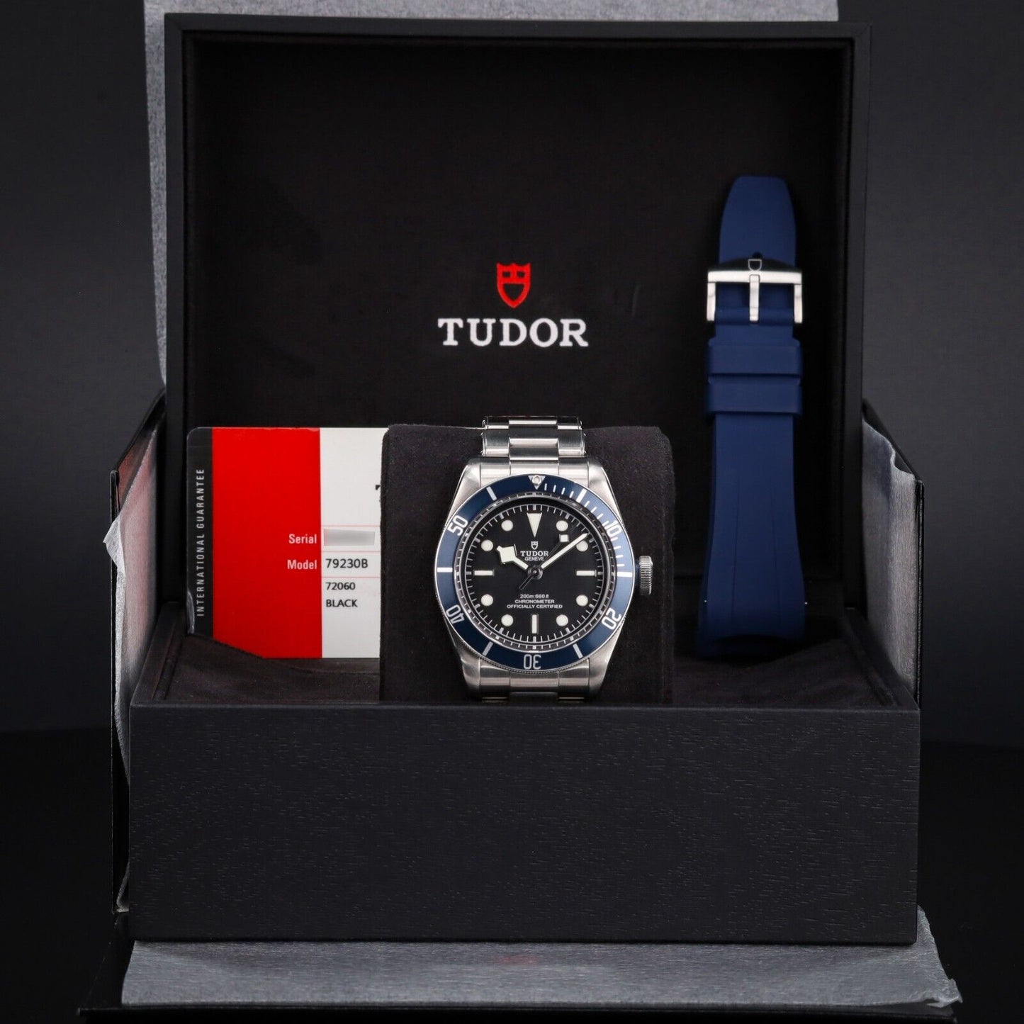 Tudor Black Bay 41mm Men's Watch Black Dial-79230B