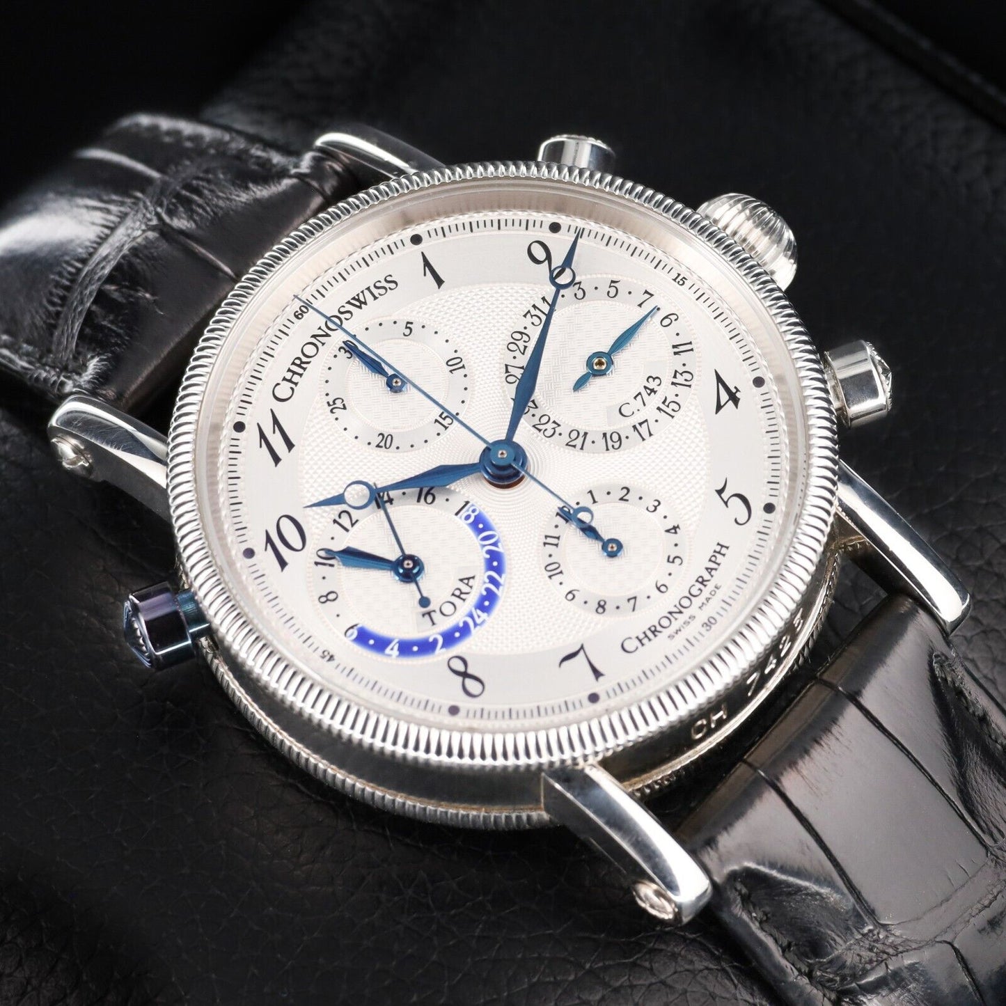 Chronoswiss Tora Chronograph Stainless Steel Watch-CH7423