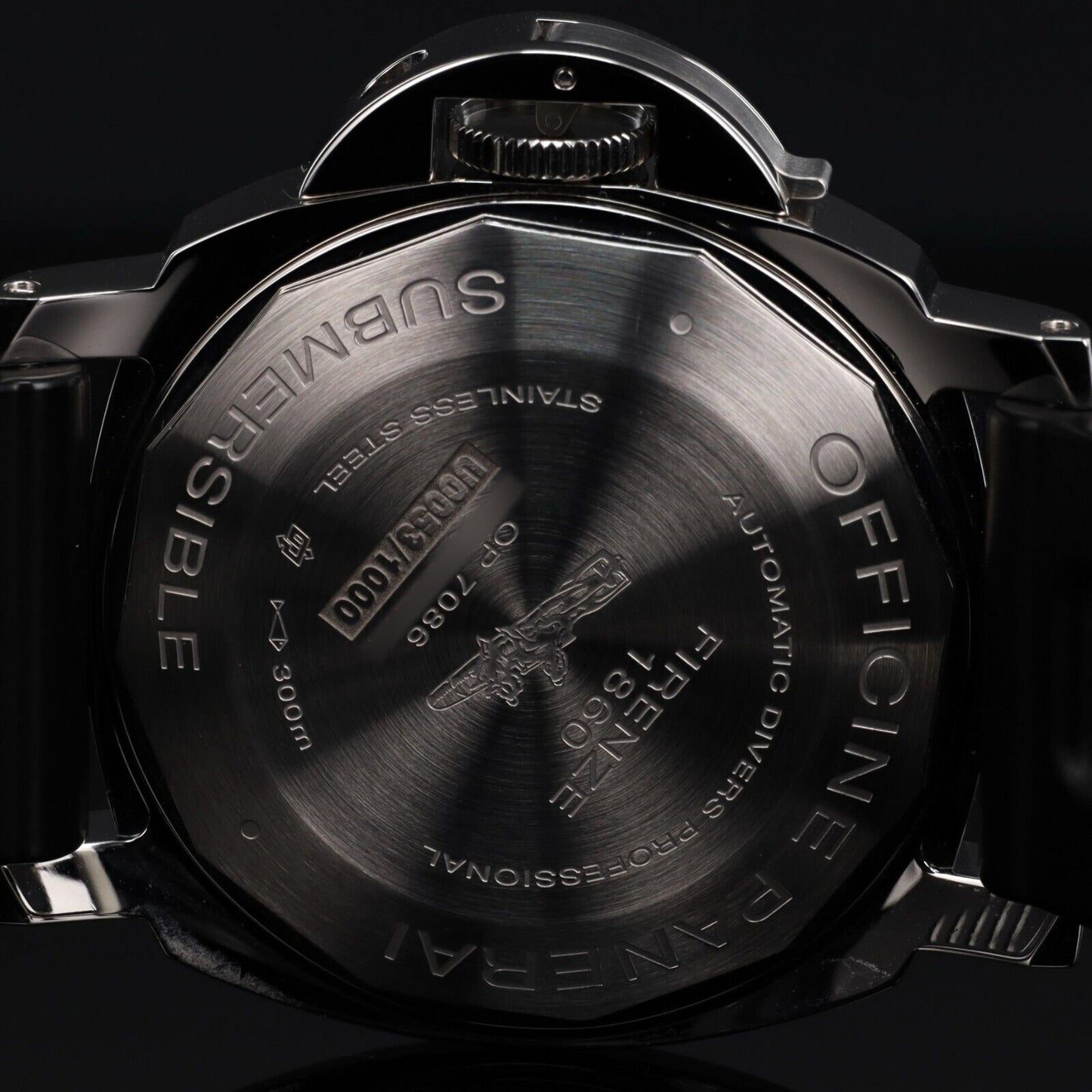 Panerai Luminor Submersible 44mm Men's Black Watch - PAM01024