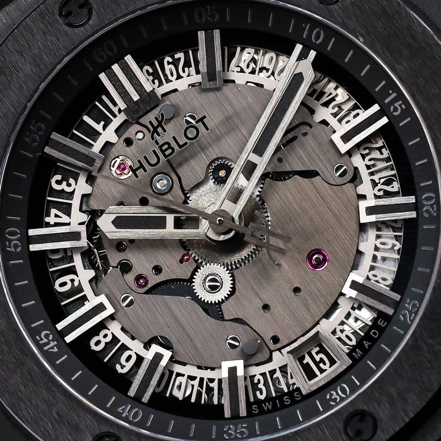 HUBLOT BIG BANG Integral Black Ceramic Skeletonized Dial  -456.CX.0140.CX