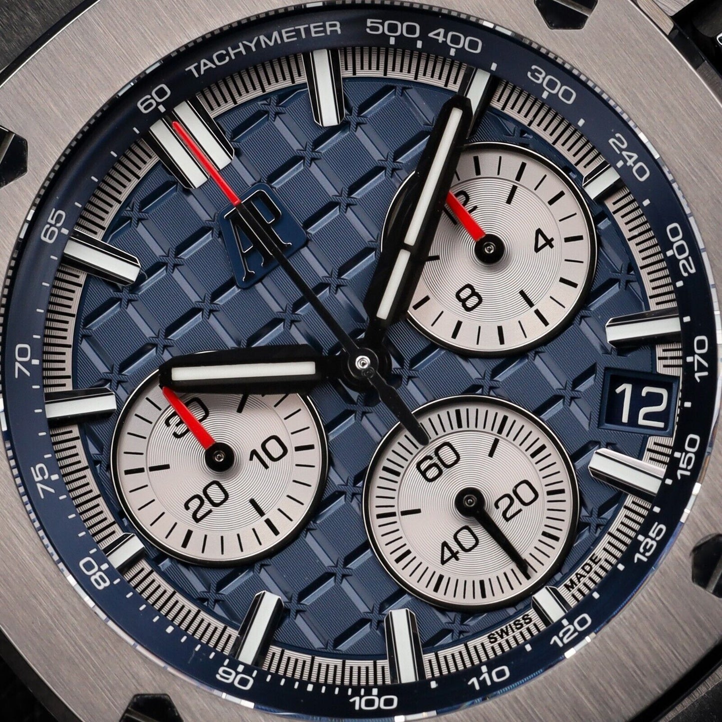 Audemars Piguet Royal Oak Offshore Blue Men's Watch - 26420TI.OO.A027CA.01