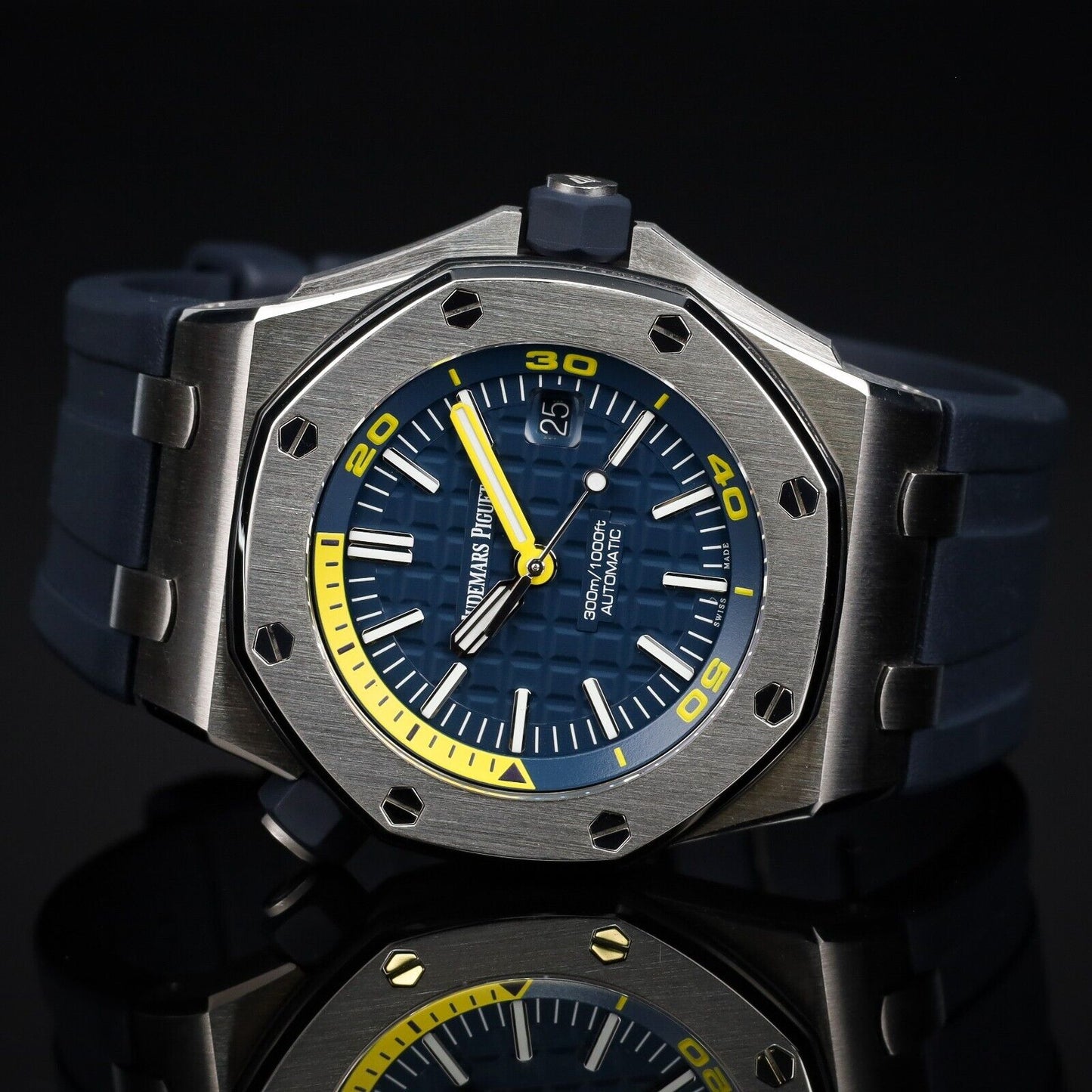 Audemars Piguet Royal Oak Offshore Blue Men's Watch -15710ST.OO.A027CA.01