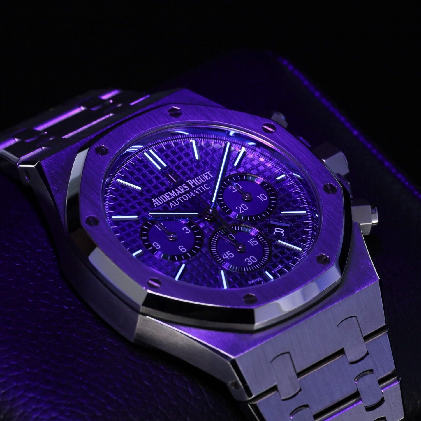 Audemars Piguet Royal Oak 41mm Blue Dial Men's Watch - 26320ST.OO.1220ST.03