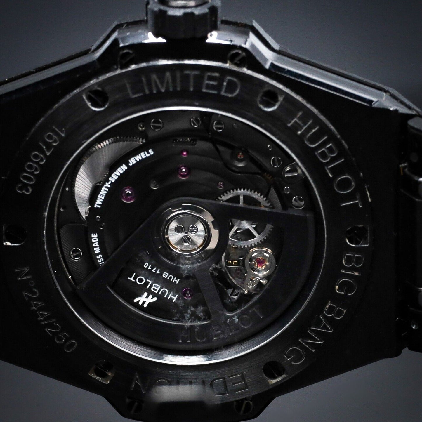 HUBLOT BIG BANG Integral Black Ceramic Skeletonized Dial  -456.CX.0140.CX