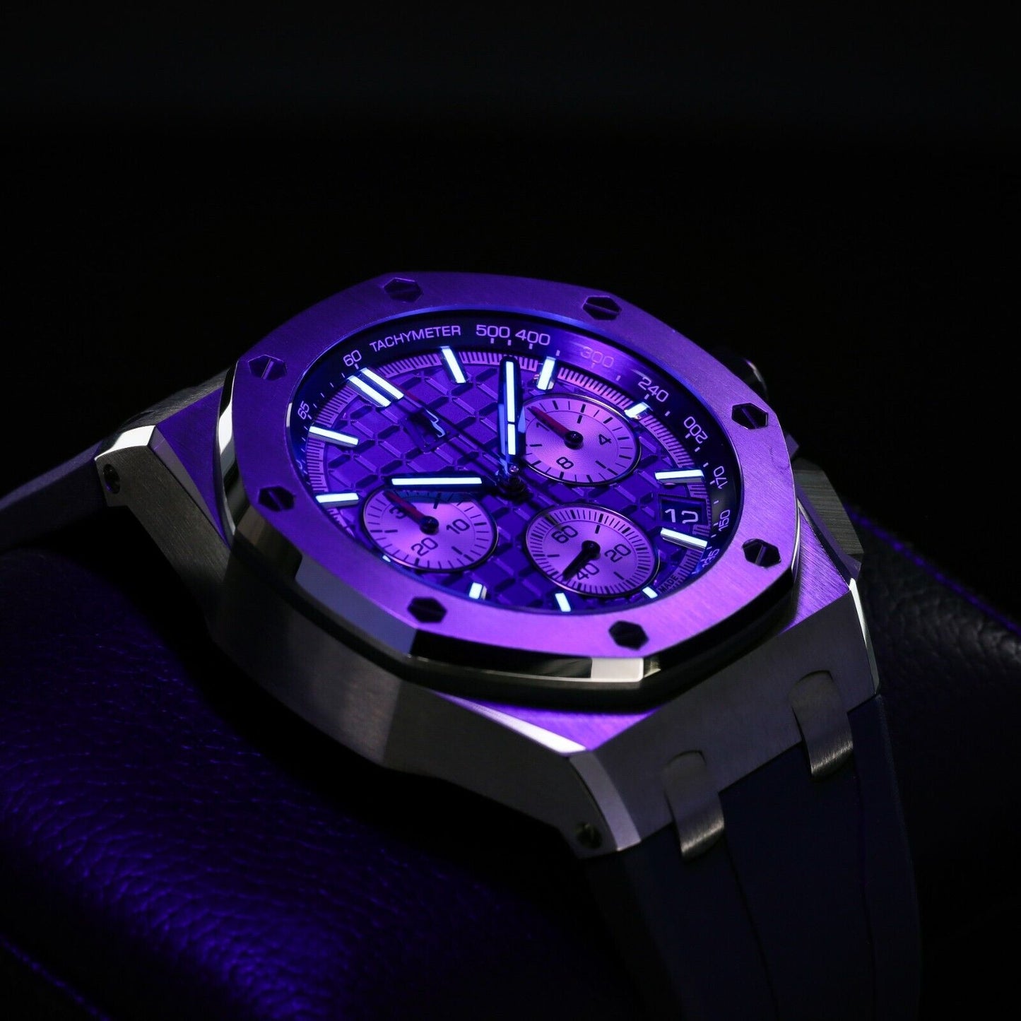 Audemars Piguet Royal Oak Offshore Blue Men's Watch - 26420TI.OO.A027CA.01