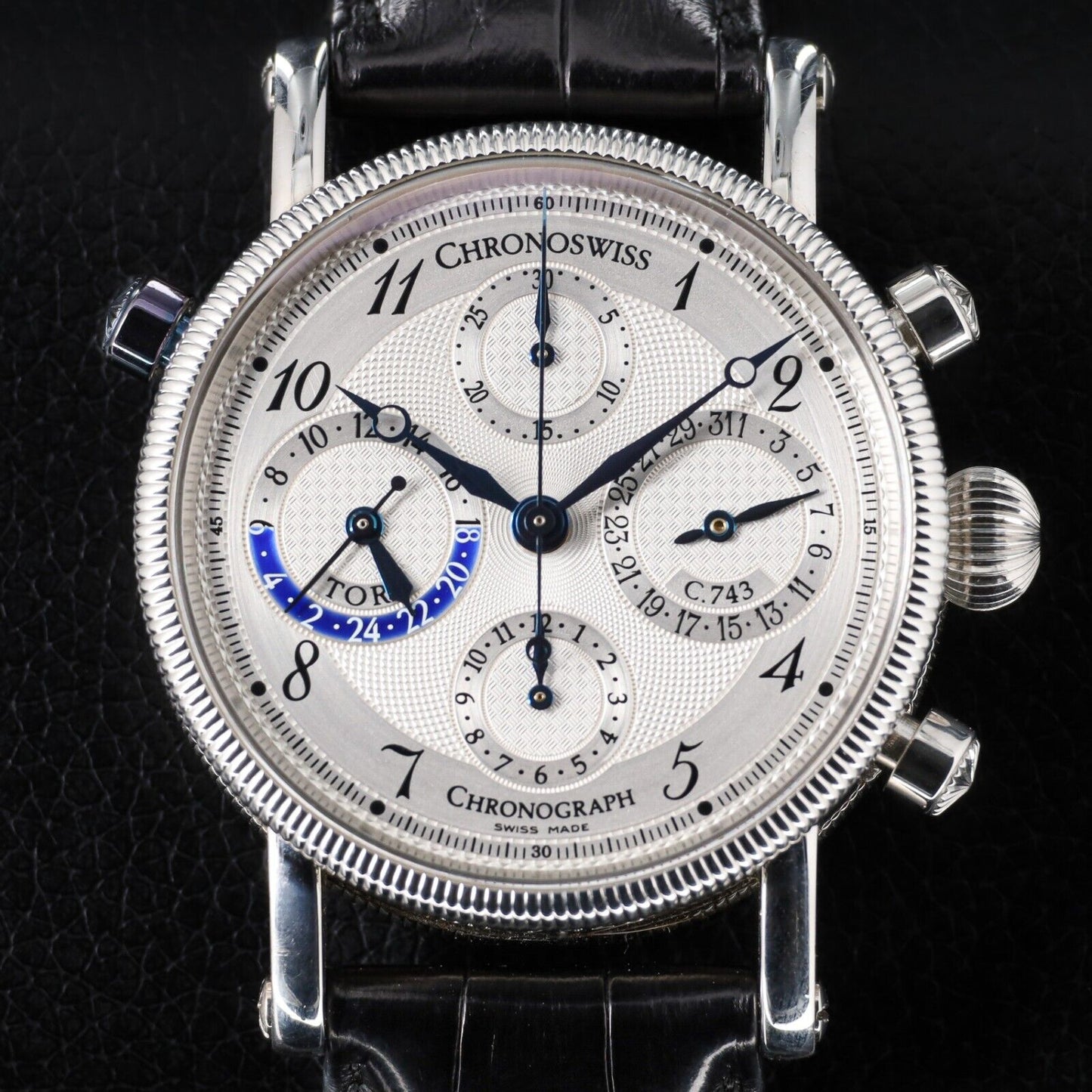 Chronoswiss Tora Chronograph Stainless Steel Watch-CH7423