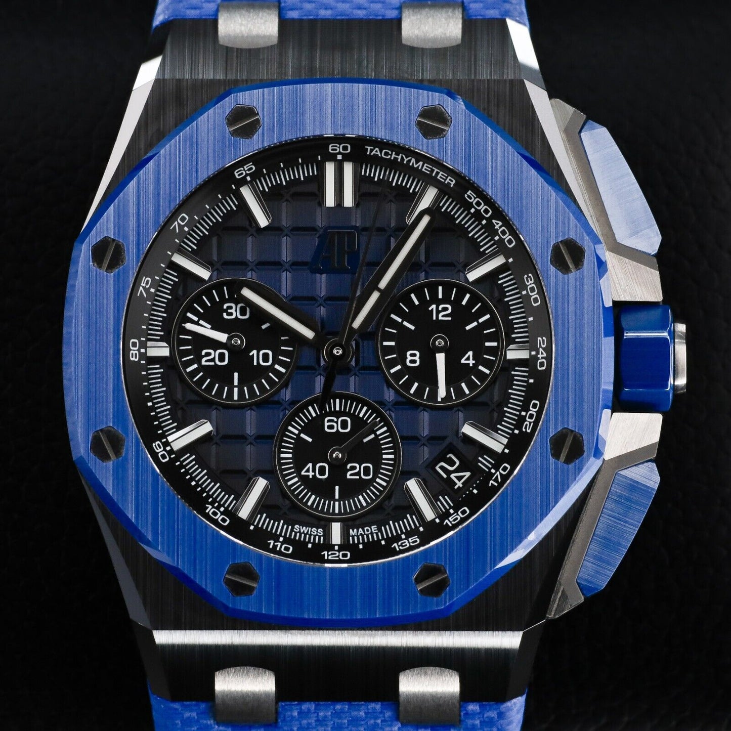 Audemars Piguet Royal Oak Offshore Blue Men's Watch - 26420CE.OO.A043VE.01