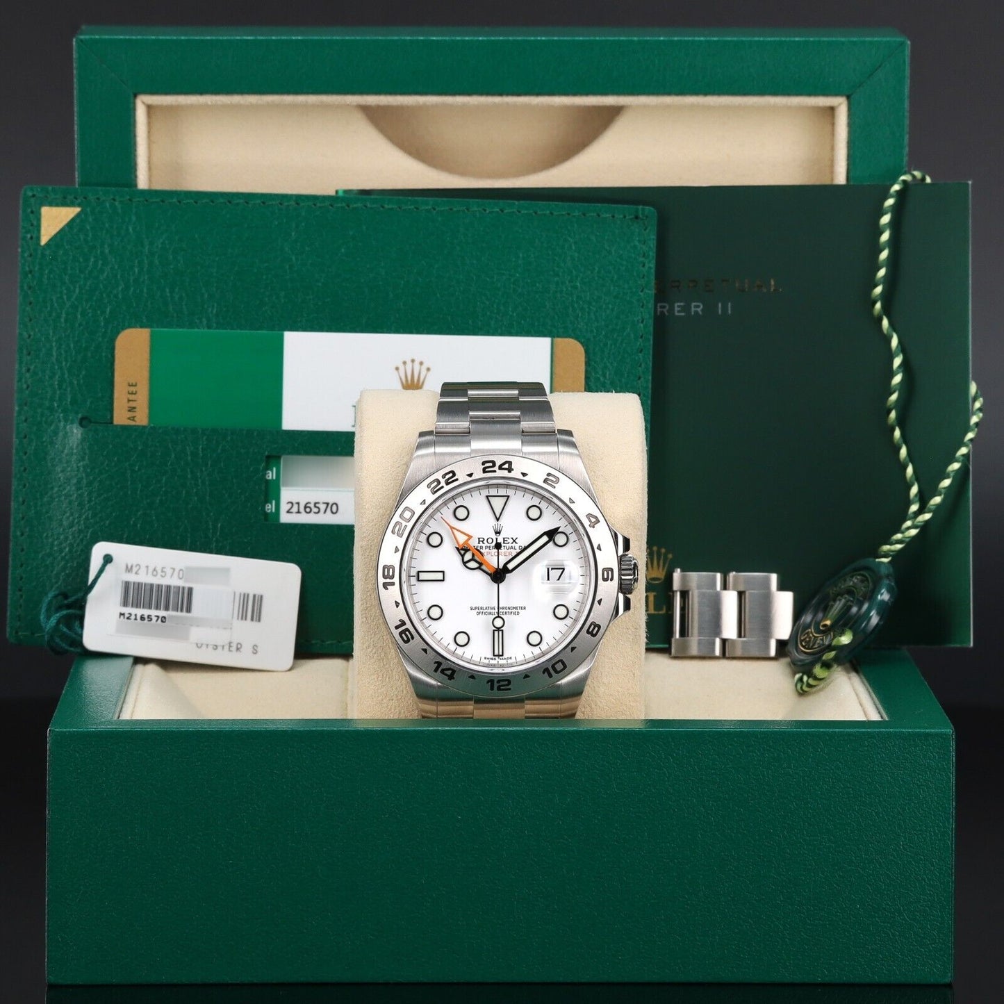 Rolex Explorer Silver Oyster Bracelet with Silver Bezel-216570