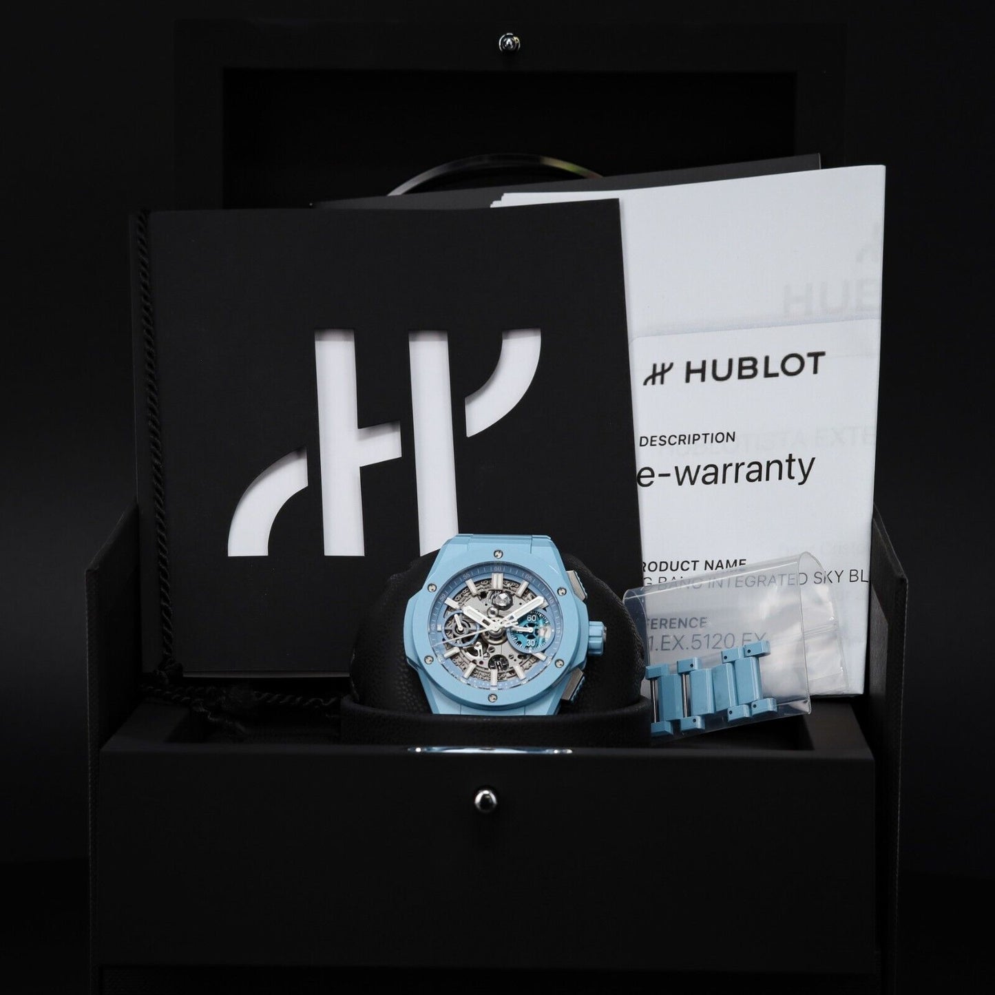 Hublot Big Bang Integrated Sky Blue Ceramic - 451.EX.5120.EX