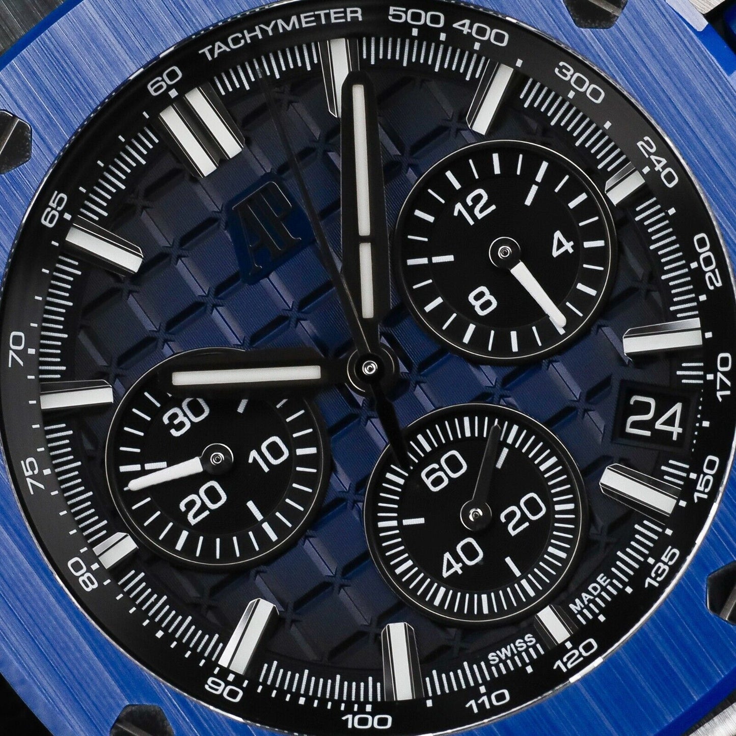 Audemars Piguet Royal Oak Offshore Blue Men's Watch - 26420CE.OO.A043VE.01