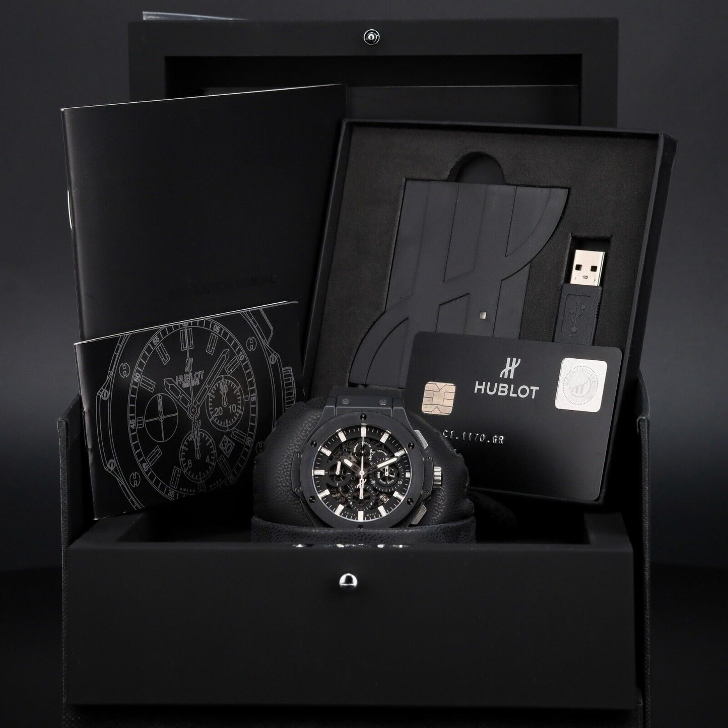 Hublot Big Bang Men's Black Watch Skeletonized Dial - 311.CI.1170.GR