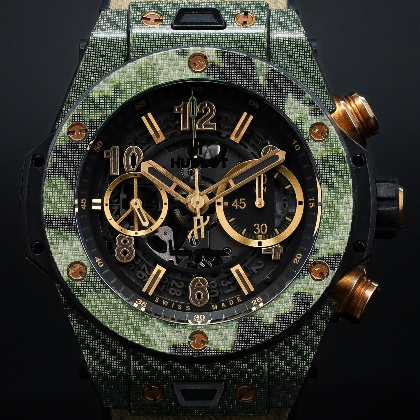 Hublot Big Bang UNICO Skeleton Dial Carbon 45mm- 411.YG.1198.NR.ITI16