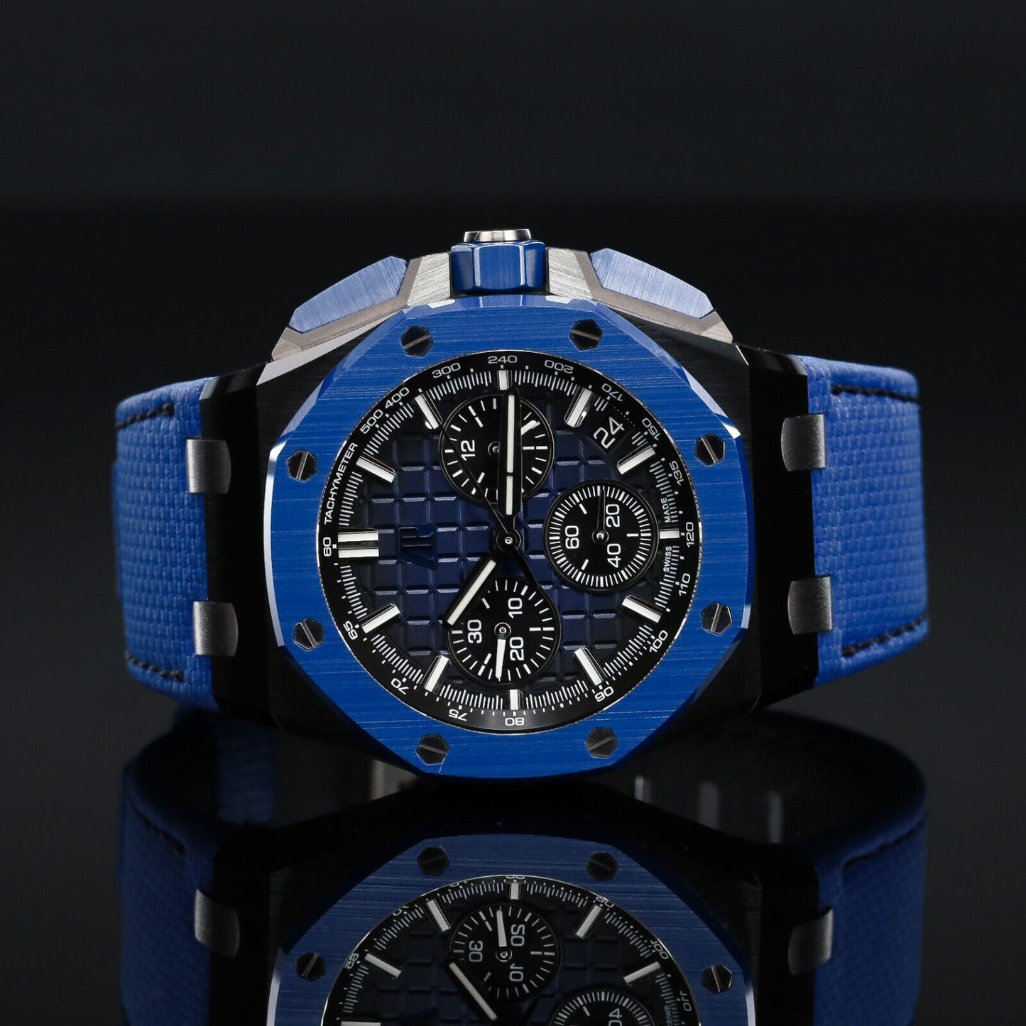 Audemars Piguet Royal Oak Offshore Blue Men's Watch - 26420CE.OO.A043VE.01