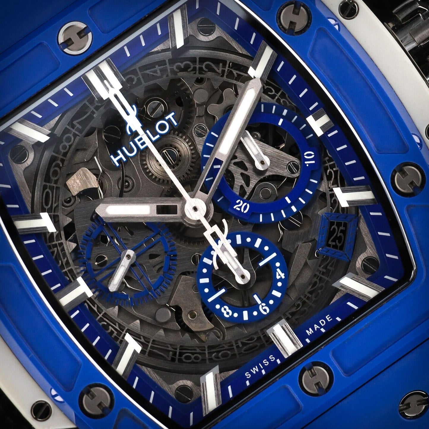 Hublot Big Bang Blue Skeletonized Men's Watch - 641.EX.5129.LR