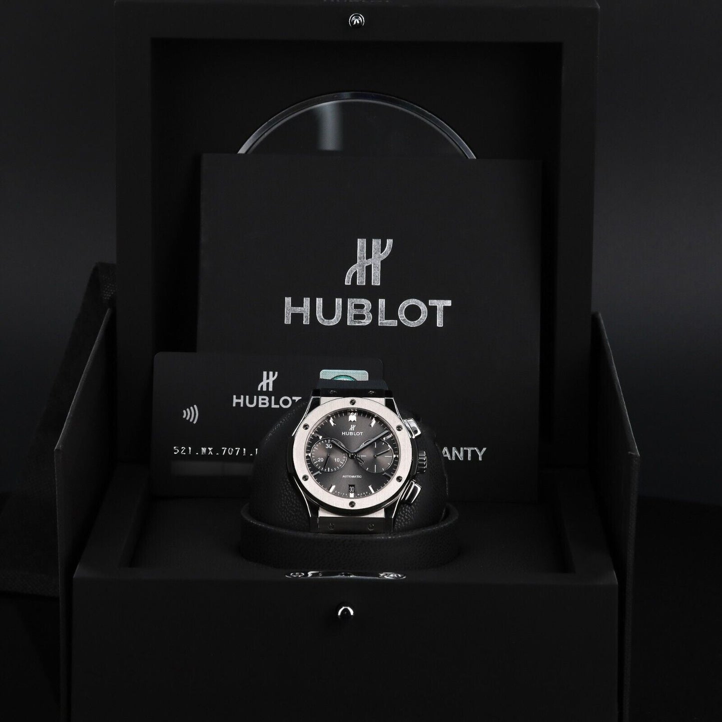 Hublot Classic Fusion 45 mm Men's Titanium Grey Dial-521.NX.7071.LR