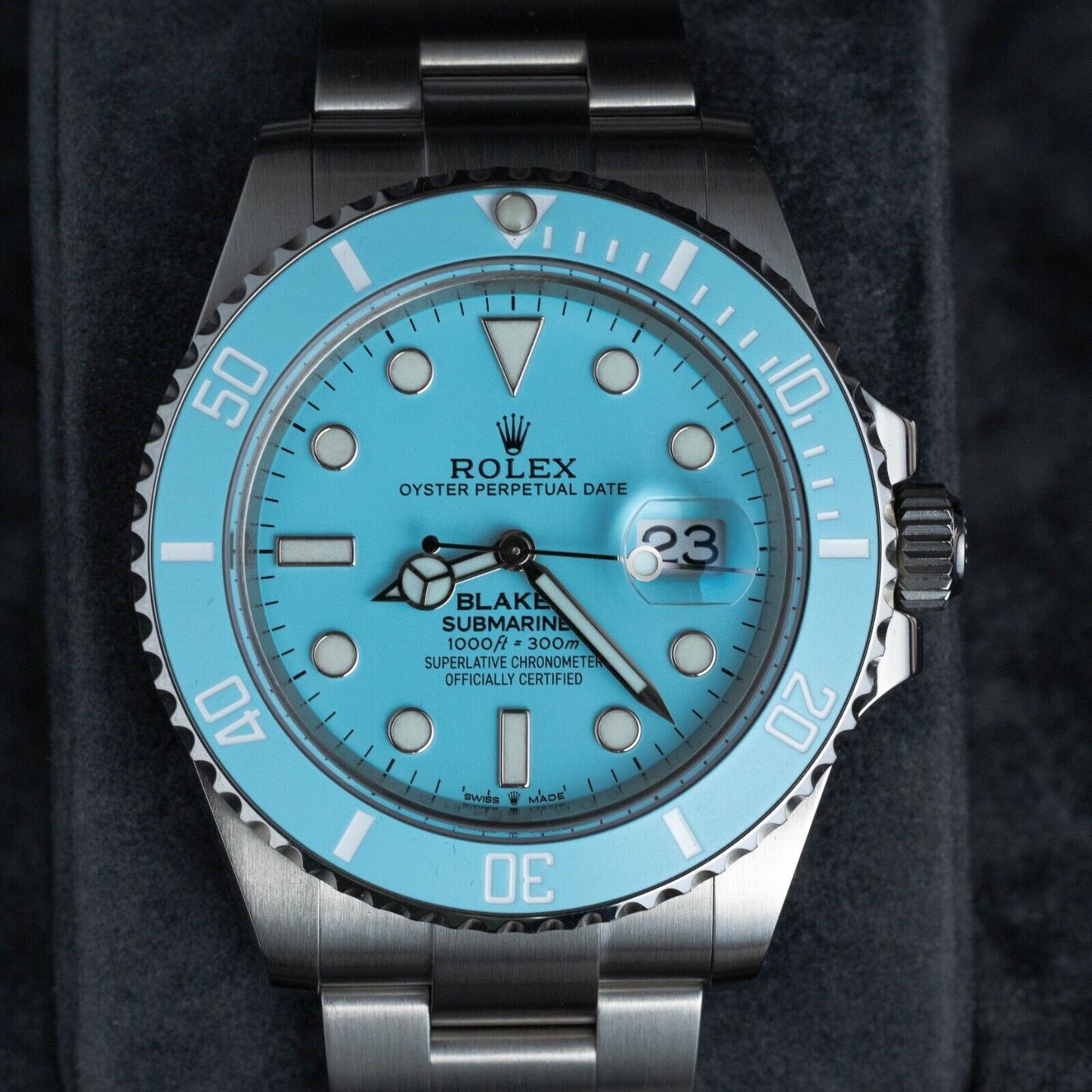 Blaken Rolex Submariner 116610LN with custom Bezel and Dial