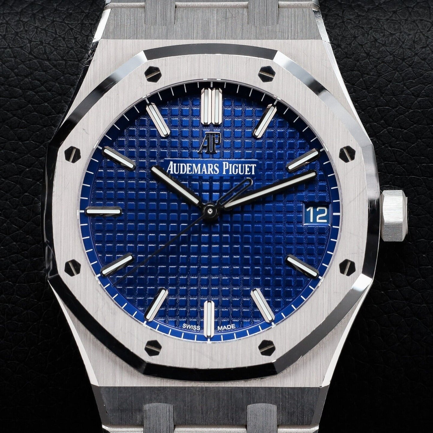 Audemars Piguet Royal Oak White Gold Blue Men's Watch - 15503BC.OO.1220BC.01