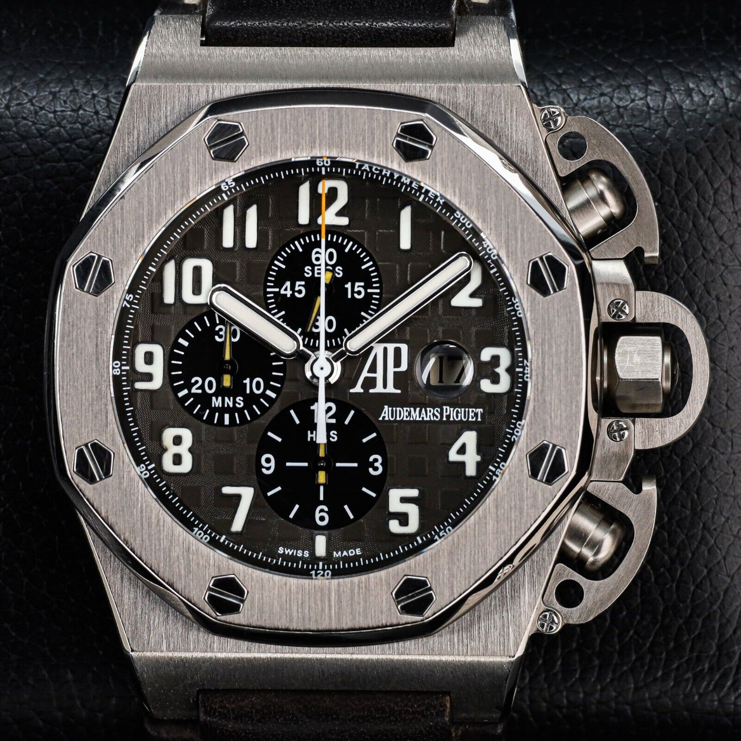 Audemars Piguet Royal Oak Offshore Men's Black Watch - 25863TI.OO.A001CU.01