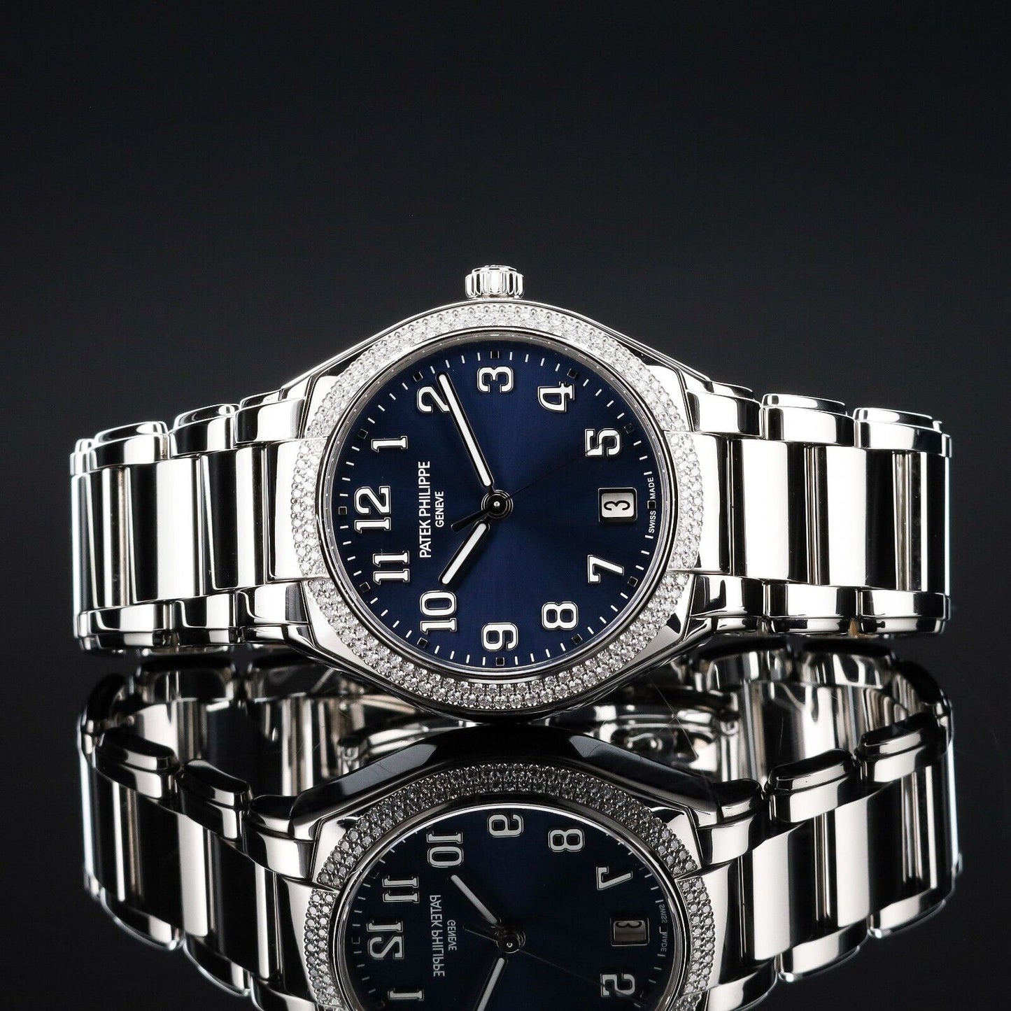 Patek Philippe Twenty 4 Blue Sunburst Women's Watch - 7300/1200A-001