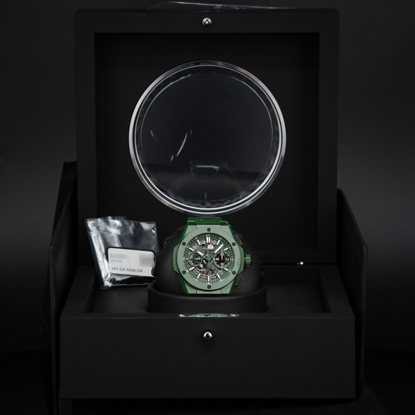 Hublot Big Bang 42 mm  Green Unico Integrated Ceramic Watch-451.GX.5220.GX